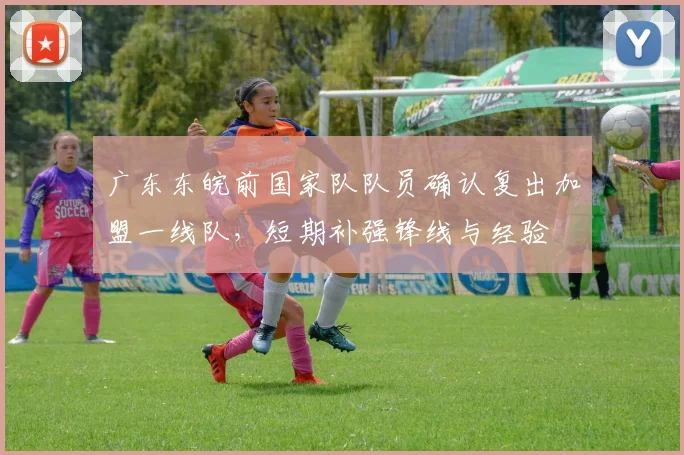 广东东皖前国家队队员确认复出加盟一线队,短期补强锋线与经验